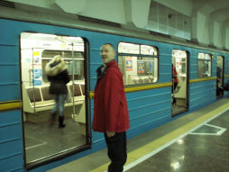 boarding the train