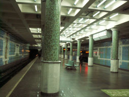 typical metro scene