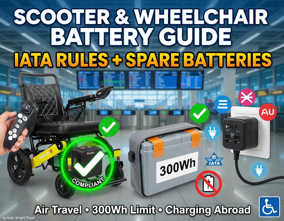 Scooter and Wheelchair Battery Guide: IATA Battery Rules for Air Travel