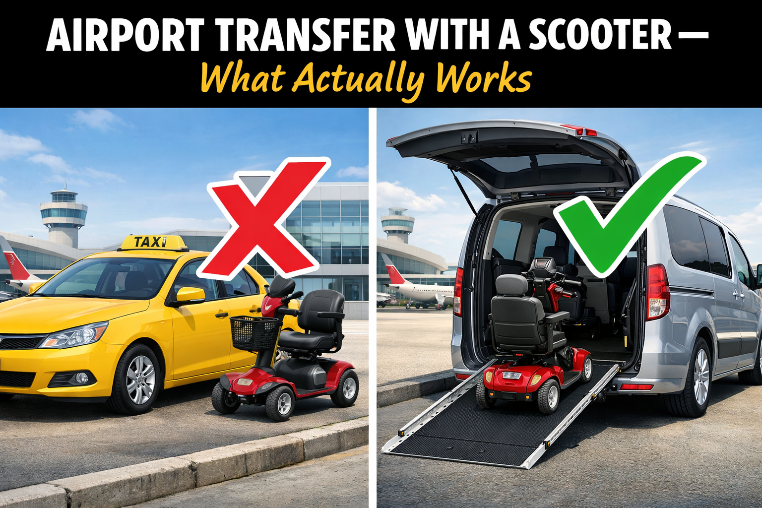 Getting to the Airport with a Scooter: How Wheelchair and Scooter Users Can Reach the Terminal