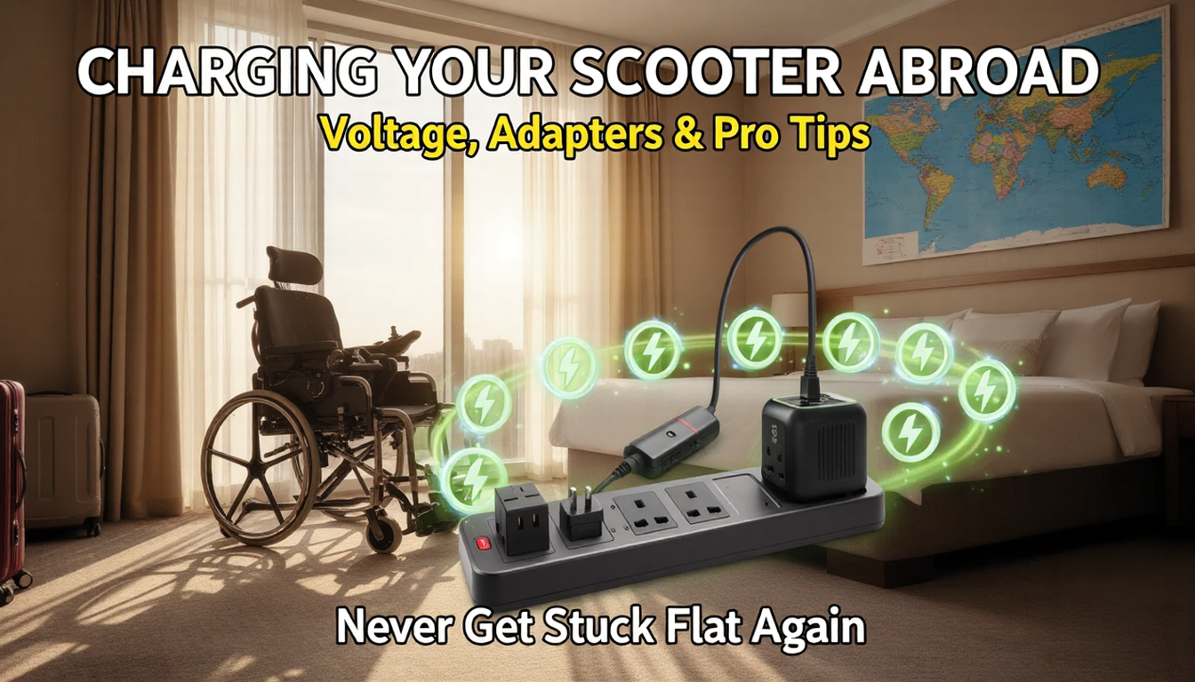Power & Charging: International Voltage, Adapters and Charging Your Scooter or Wheelchair